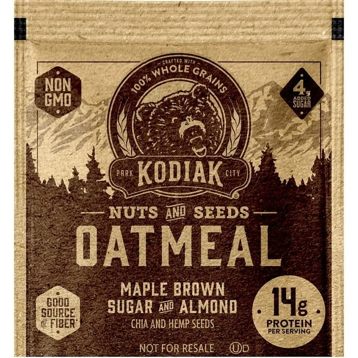 Kodiak Pasteles Nueces y Semillas Avena, Paquete Variedad, Paquete 20 Foto 3 de 4