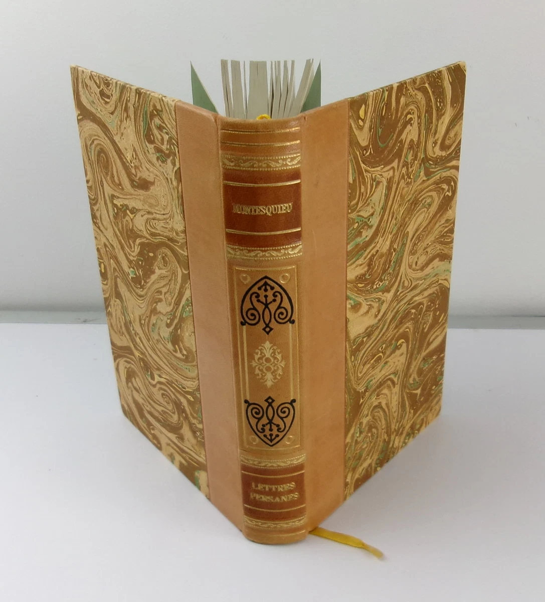 Montesquieu Les Lettres Persanes 1886 Bibliothèque Artistique Reliure Maroquin Eaux Fortes Bibliophilie Jouaust