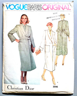 VOGUE PARIS ORIGINAL CHRISTIAN DIOR #2046 UN CUT/FF SZ 8