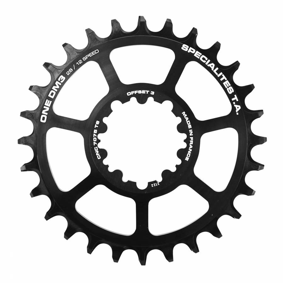 Plateau VTT Direct Mount pour SRAM GX XX1 X01 28T transmission 11-12V alu noir