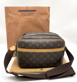 Auth Louis Vuitton Monogram Reporter PM M45254 Shoulder Bag W/DustBag NS121000