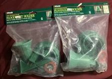 (2) Vintage 3-Way Indoor Outdoor Floodlight Holder Woods Outdoor -NEW