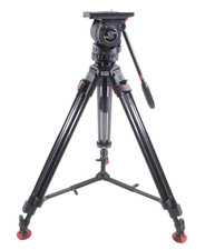 Sachtler FSB8 Mid-Level Spreader Carbon Fiber Fluid Head Tripod FSB-8