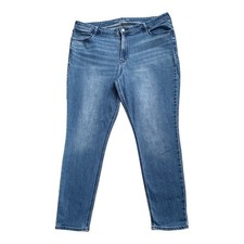 OLD NAVY Womens Size 18 High Rise Wow Super Skinny Blue Jeans 28" Inseam