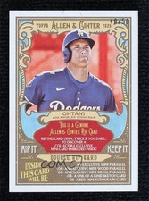 2025 Topps Allen & Ginter Double Rip Cards 48/50 Shohei Ohtani Roki Sasaki i6e