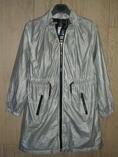 Giacca cappotto lungo Mayoral bambina grigio metallizzato argento età 8 128 cm
