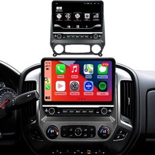for Chevy Silverado Sierra Radio Upgrade 2014 2015 2016 2017 2018,QLED Touch