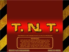 lot of 2 TNT salute firecracker labels 80 gram