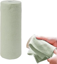 3 Rolls/60pcs Absorbent Microfiber Rags - Quick Dry Towels, Non-Abrasive Wipes
