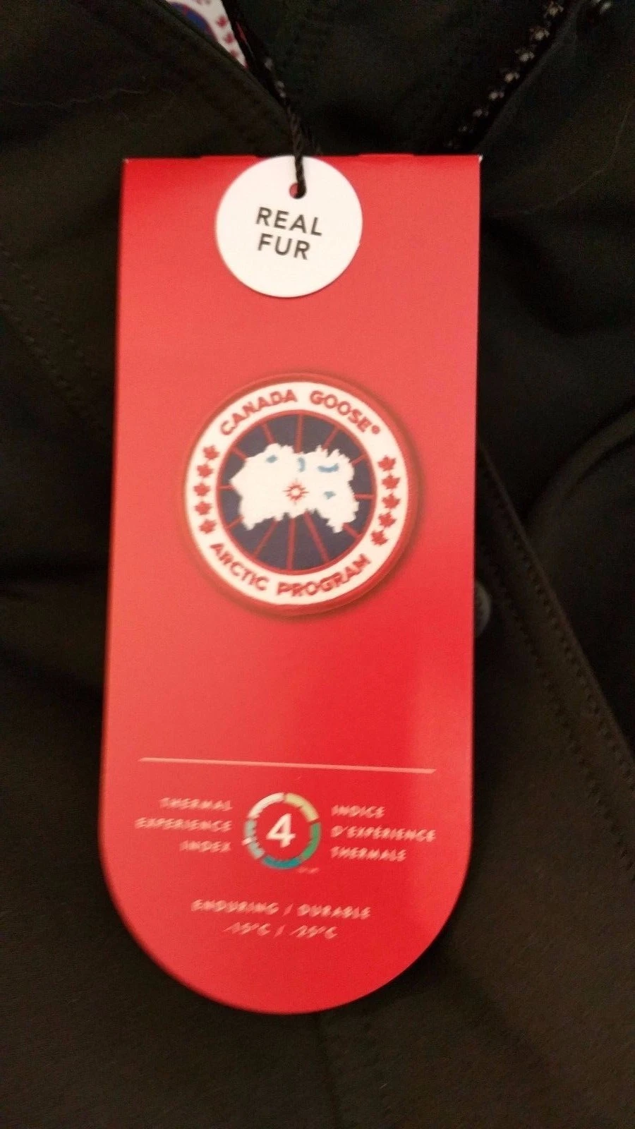 "NUOVISSIMA GIACCA PARKA ""ETICHETTA ROSSA"" EDIZIONE NERA CANADA GOOSE TRILLIUM XXL 2XL