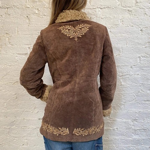 Collection Afghan Coat - Small Brown Suede - Picture 3 of 7