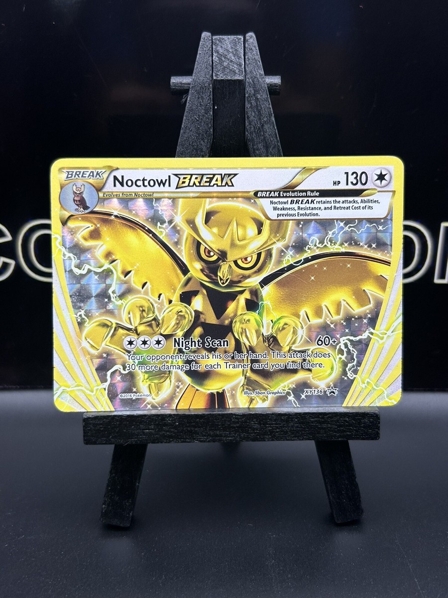 NOCTOWL BREAK XY136 XY Black Star Promos Pokemon card NOCTOWL BREAK XY136 XY Black Star Promos Pokemon card