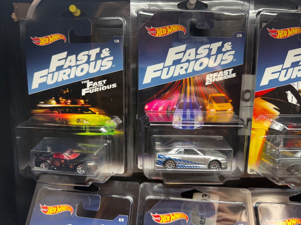 Hot Wheels Fast and Furious 2016 Complete Set of 8 Walmart