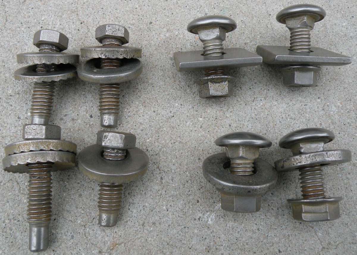 1962-1964 Lincoln Continental Front Bumper Bracket Nuts Bolts