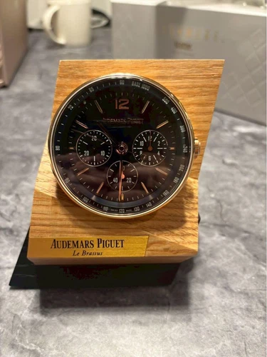 【Near Mint】Audemars Piguet Desk / Table Clock / Alarm Clock Code11.59 With Box - Picture 2 of 5