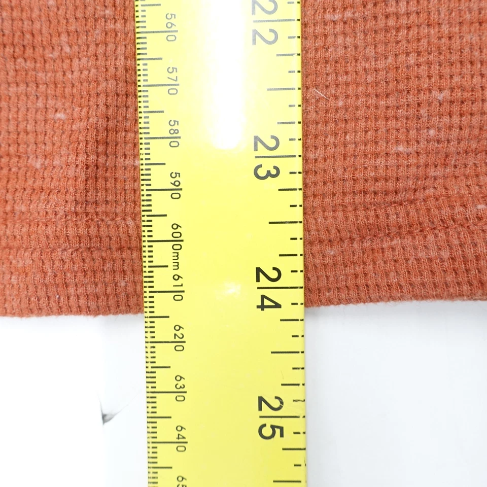 Camisa American Eagle Outfitters Hombre M Naranja Tejido Gofre Súper Suave Ajuste Estándar Foto 4 de 4