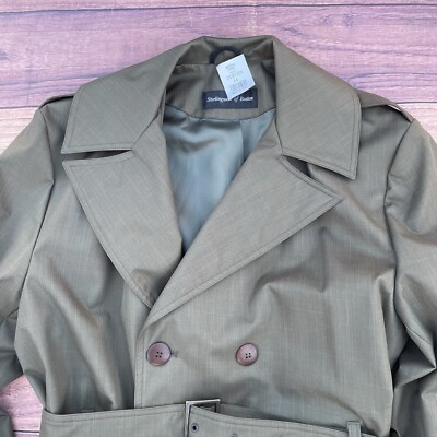 ジャケット・アウター Tenderloin moss stitch coat L Amazon.com: ZWRXW Trench Coat for Men Single Breasted Slim
