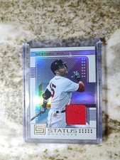 2023 Panini Chronicles Status Swatches Dustin Pedroia Relic /99 Boston Red Sox