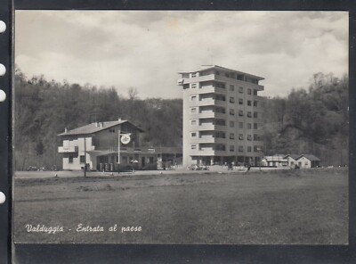 Postcard Valduggia entry to the country petrol distributor Zenit AB840