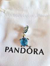 Charm  PANDORA Verre de Murano Tortue De Mer argent 925 poinçons  ALE