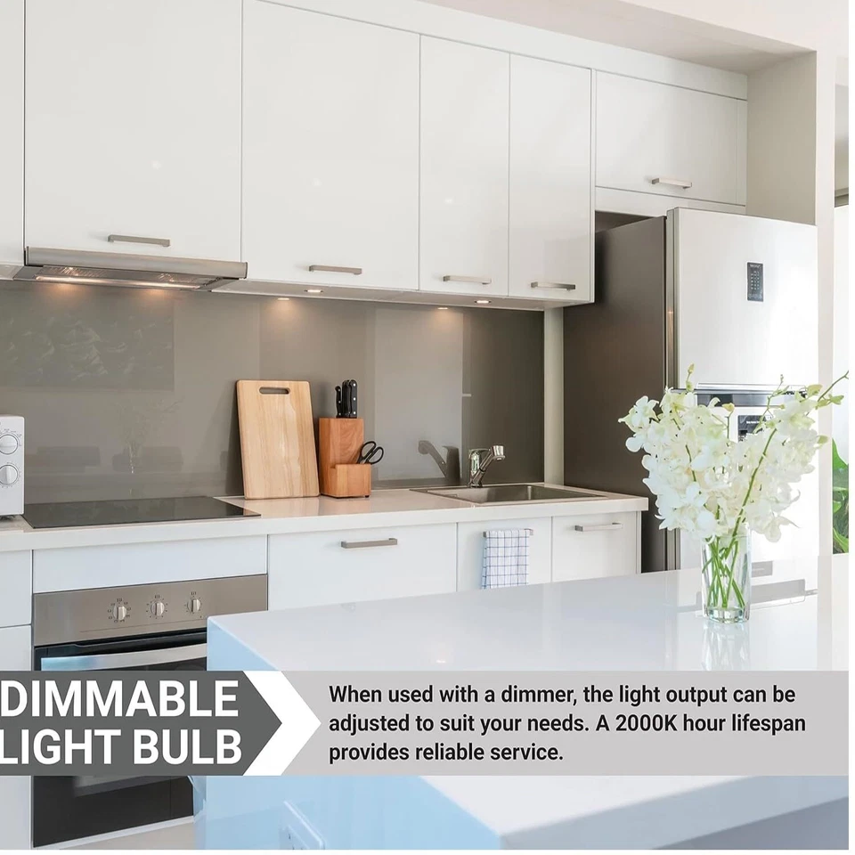 12Pack Single Ended T3.5, GY8 2-Pin Clear Glass UV Protected, 3200K, 100W 1500LM - Image 4 of 4