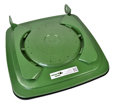 BIOLOGIC Madendeckel 120 Liter in Grün für SSI Schäfer Biotonnen. Keine Maden im Biomüll