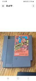 sigillo circolare Donkey Kong Classics completo di scatola nintendo nes gioco originale
