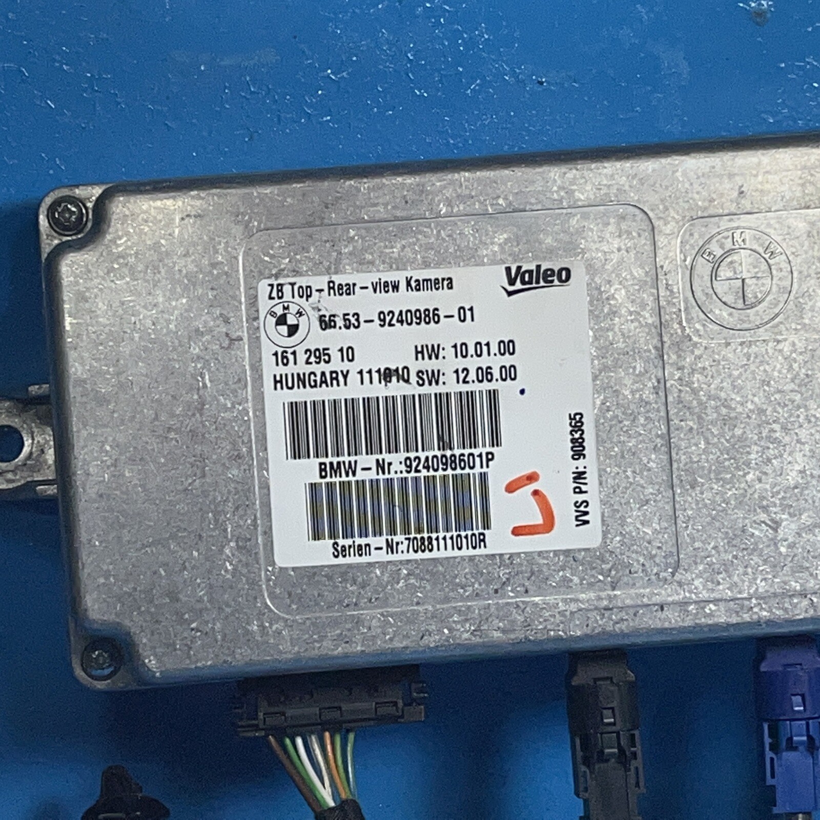 10-12 BMW 750li Rear Side View Camera Control Module Computer 