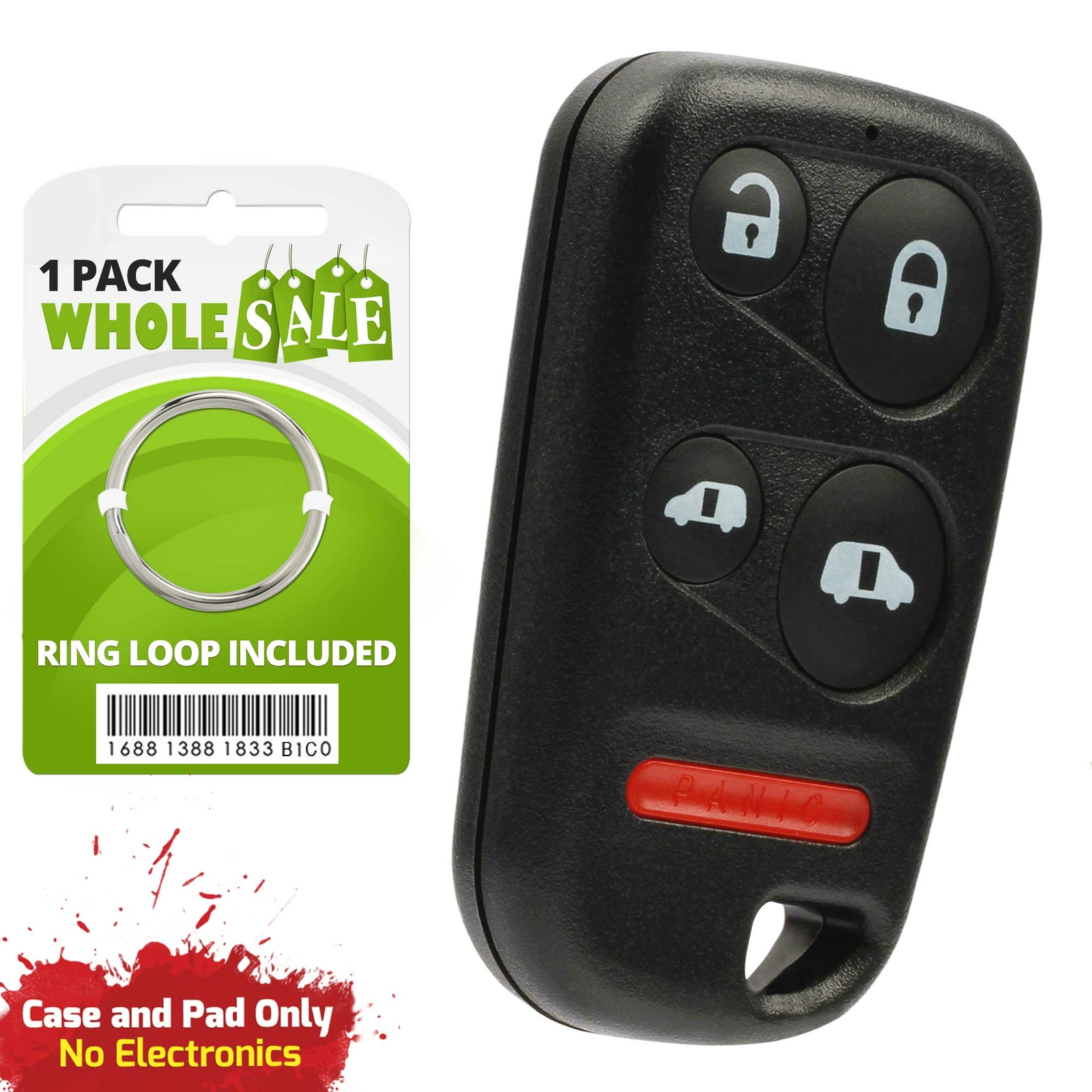 Replacement For 1999 2000 Honda Odyssey Car Key Fob Remote Shell Case