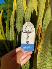 Nurse Resin Badge Reel 360 Alligator Clip