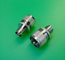  2 PCS UHF Male to TNC Female Connector - USA Seller
