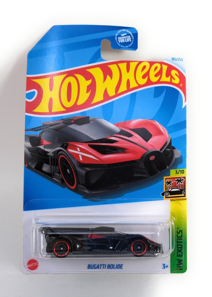 Hot Wheels Bugatti Bolide 185/250 HW Exotics 1:64 Black & Red