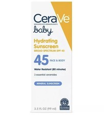 cerave mineral baby sunscreen spf 45