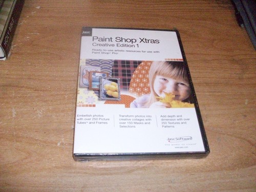 Paint Shop Xtras Creative Edition 1 CD ROM WIN 98SE/NT4 SP4/2000/ME/XP - Picture 2 of 4