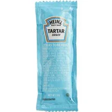 Heinz 12 Gram Tartar Sauce Portion Packets - 200/Case