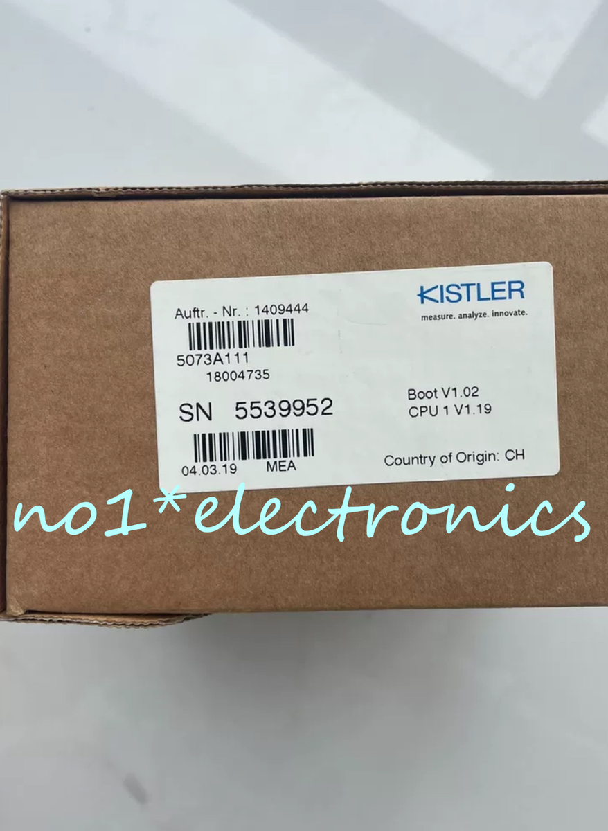 KISTLER 5073A111 Brand New Charge Amplifier KISTLER 5073A111 KISTLER 5073A111 Brand New Charge Amplifier KISTLER 5073A111