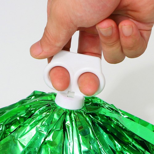 Kids 2 Pack Cheer Leader Shiny Pom Poms for Team Spirit Cheering Performance - 第 25/40 張圖片