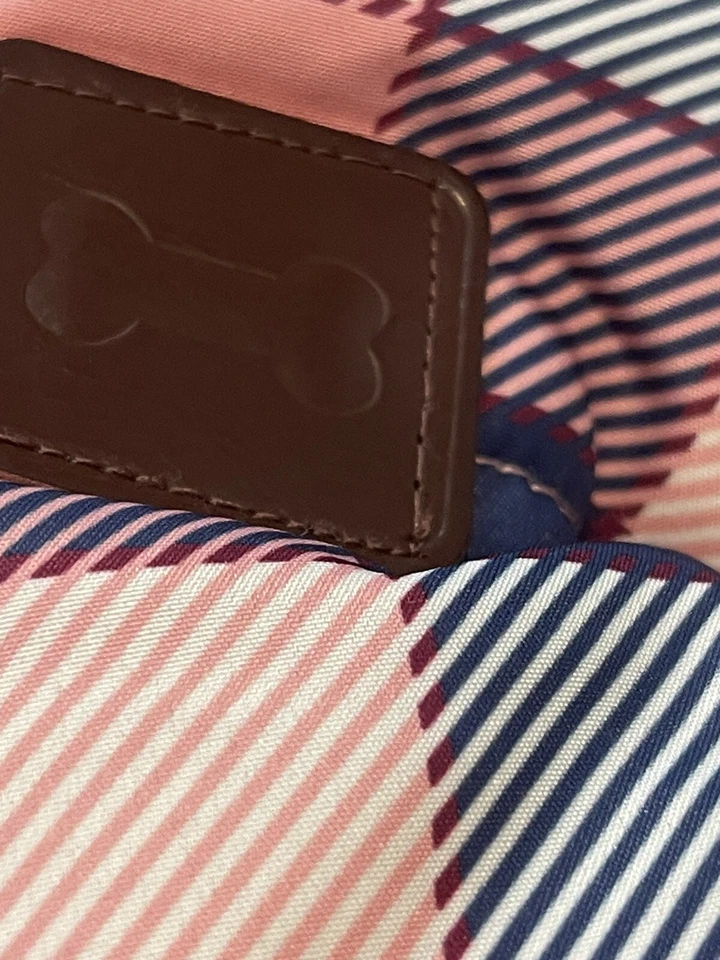 Pup Crew Pink & Blue Puff Doggie Zip Coat. 22” Zi To Zip 17” The Longest Point - Image 4 of 4