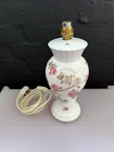 Vintage Aynsley Elizabeth Rose Table Lamp 12.5" High To Fitting Last 1 Available