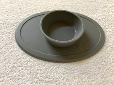 EZPZ The Tiny Bowl Infant Placemat Bowl Toddler Self Feed Suctions to the Table