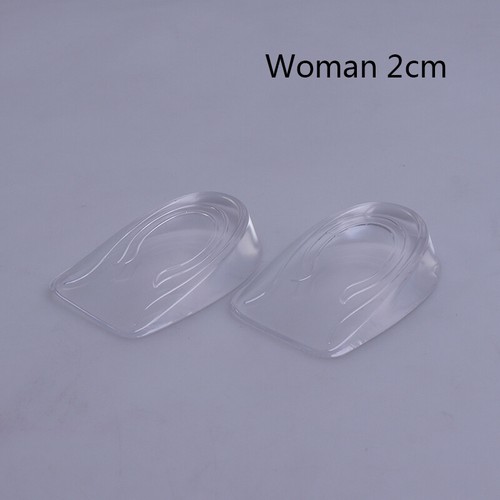 1 Pair Height Lift Men Women Shoes Insole Silicone Heel Insert Increase Talle-mx - Picture 14 of 18