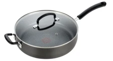 T-fal Ultimate Non-Stick Jumbo Cooker w/Lid 5qt Broiler Cookware Fry Pan Skillet