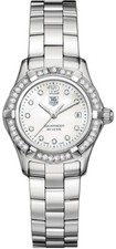 Tag Heuer Aquaracer WAF1416.BA0823 DIAMOND Bezel PEARL Ladies Swiss Quartz Watch