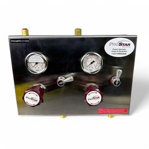 ProStar Platinum Gas Manifold PRS5MPB121C02 – Dual Regulator System by Praxair