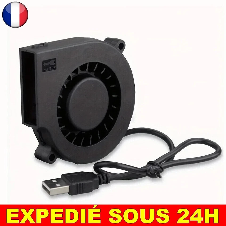 ✅ Ventilateur De Refroidissement USB Sans Balais Pour Imprimante 3D Onduleur PC - Photo 1/4