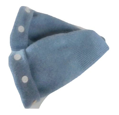 FINGERLESS GLOVES BLUE 100% MERINO WOOL M MEDIUM WINTER MITTENS WOMEN'S LADIES