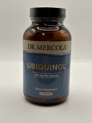 Dr Mercola Ubiquinol 200 mg 90 Capsules New Sealed EXP READ #2