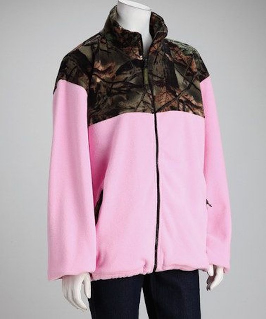 TrailCrest Fleece Jacket Pink Camouflage Hunting Women's Coat Gift For Her SXL eBay