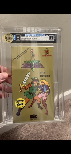 the legend of zelda vhs sealed cartoon Graded
