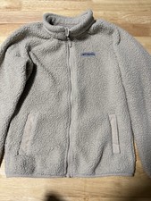 Columbia Sherpa Fleece Jacket kids Full Zip Beige